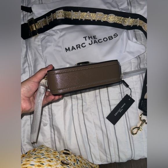 🔥New🤎Neutral the Marc jacobs snapshot bag taupe brown french grey bag - Picture 13 of 17